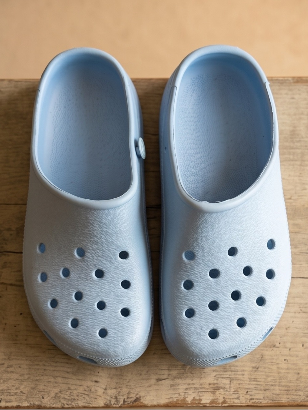 Kids Lightweight Slip-On Clog Shoes - Light Blue